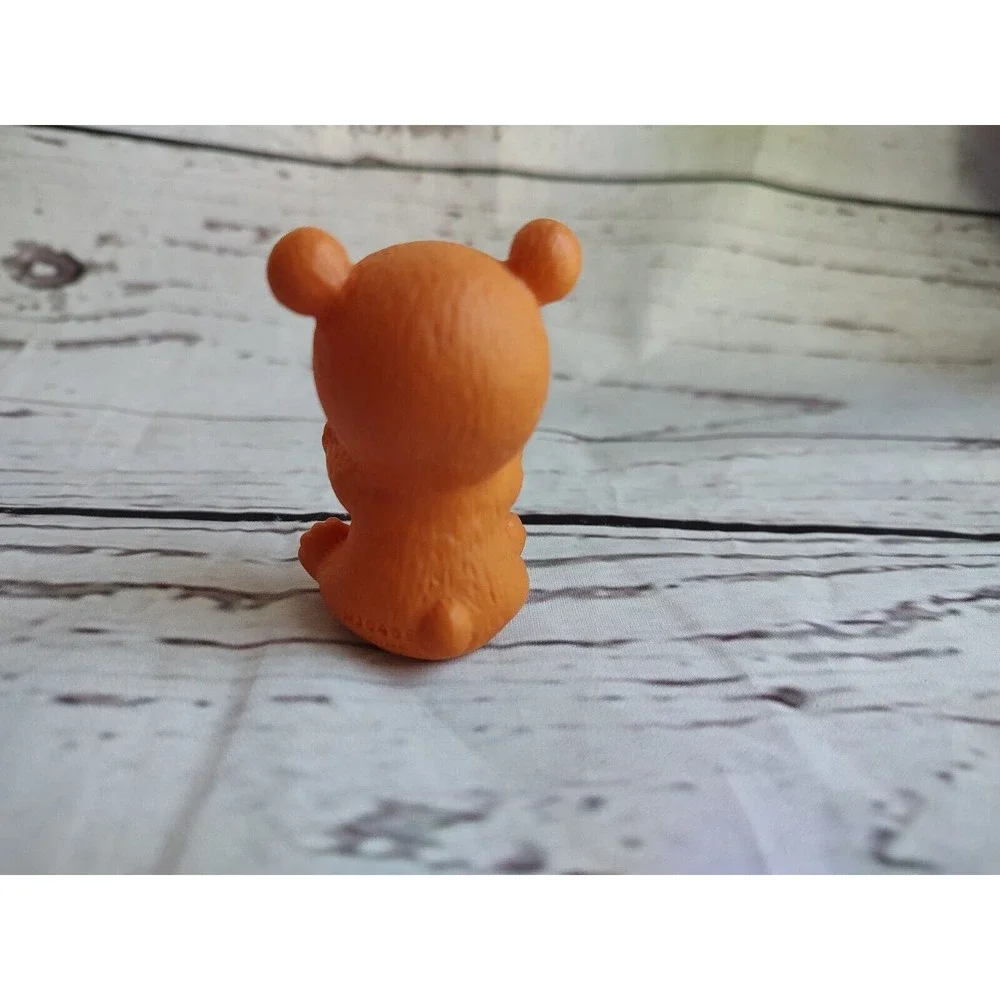 Plastic Brown Teddy Bear Cake Topper Baby Shower